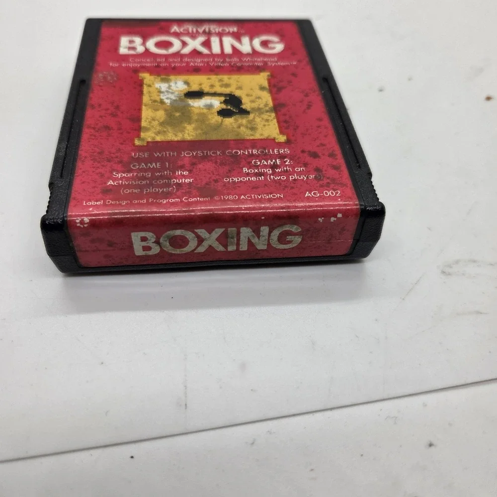 Boxing Activision Atari 2600 Game Cartridge AG-002 VTG 1980 Tested PWC